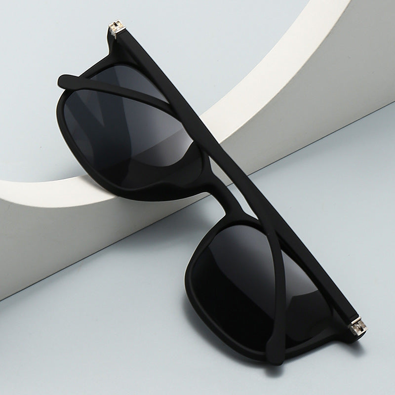Men's Elastic Paint Surface Spectacle Foot Polarized Sunglasses - cloud line