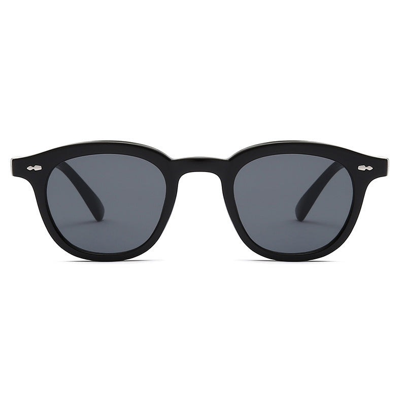 Retro Beige Nail Fashion Sunglasses - cloud line