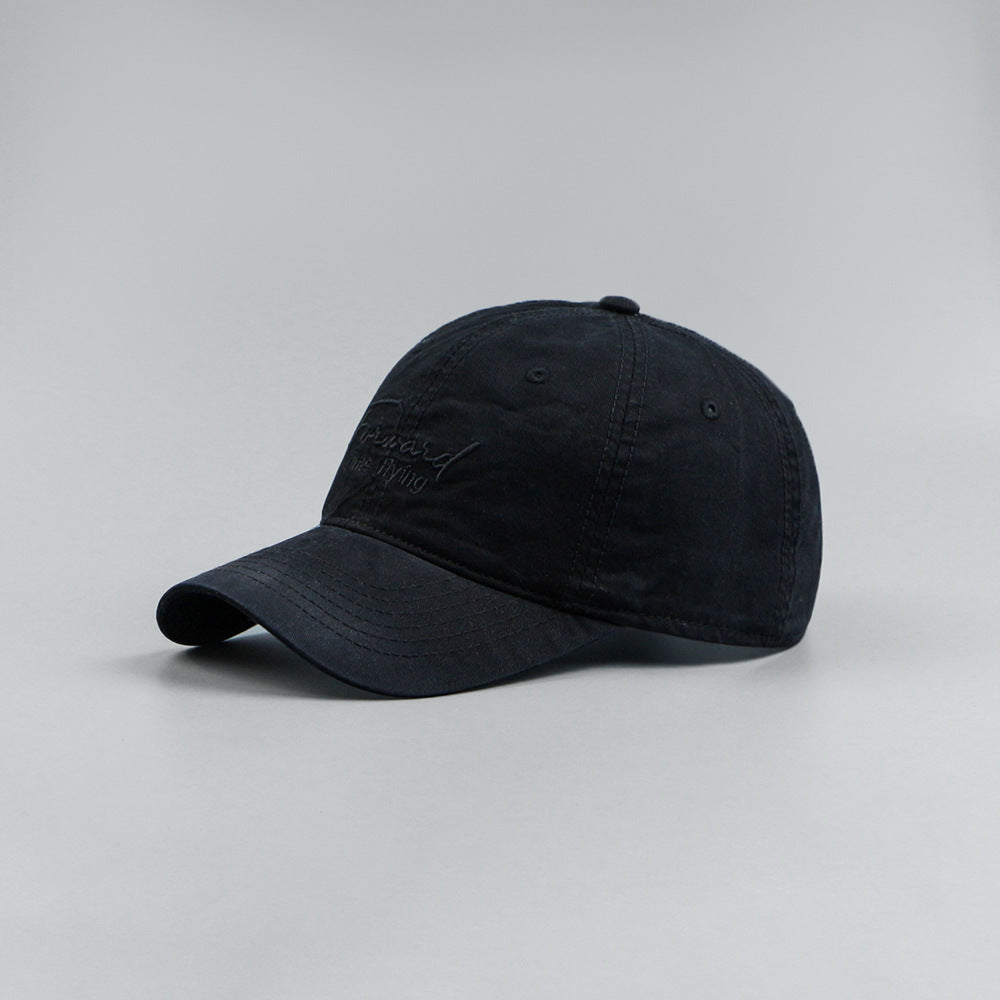 Letter Embroidery Men And Women All-matching Sun Hat - cloud line