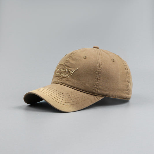Letter Embroidery Men And Women All-matching Sun Hat - cloud line