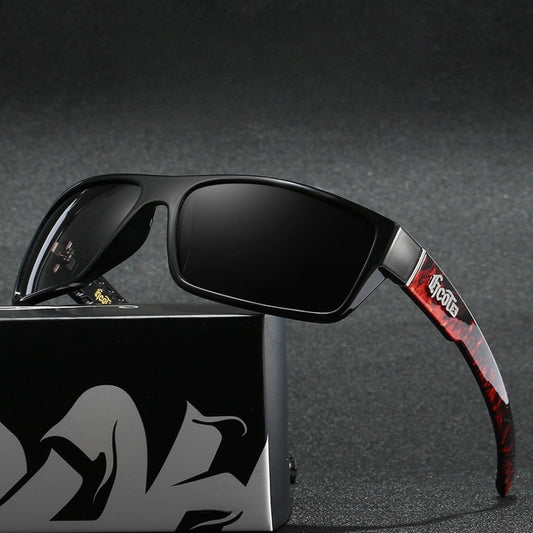 Motorcycle Bandit Style Hip Hop Fashion West Coast Polarized Sunglasses - cloud line